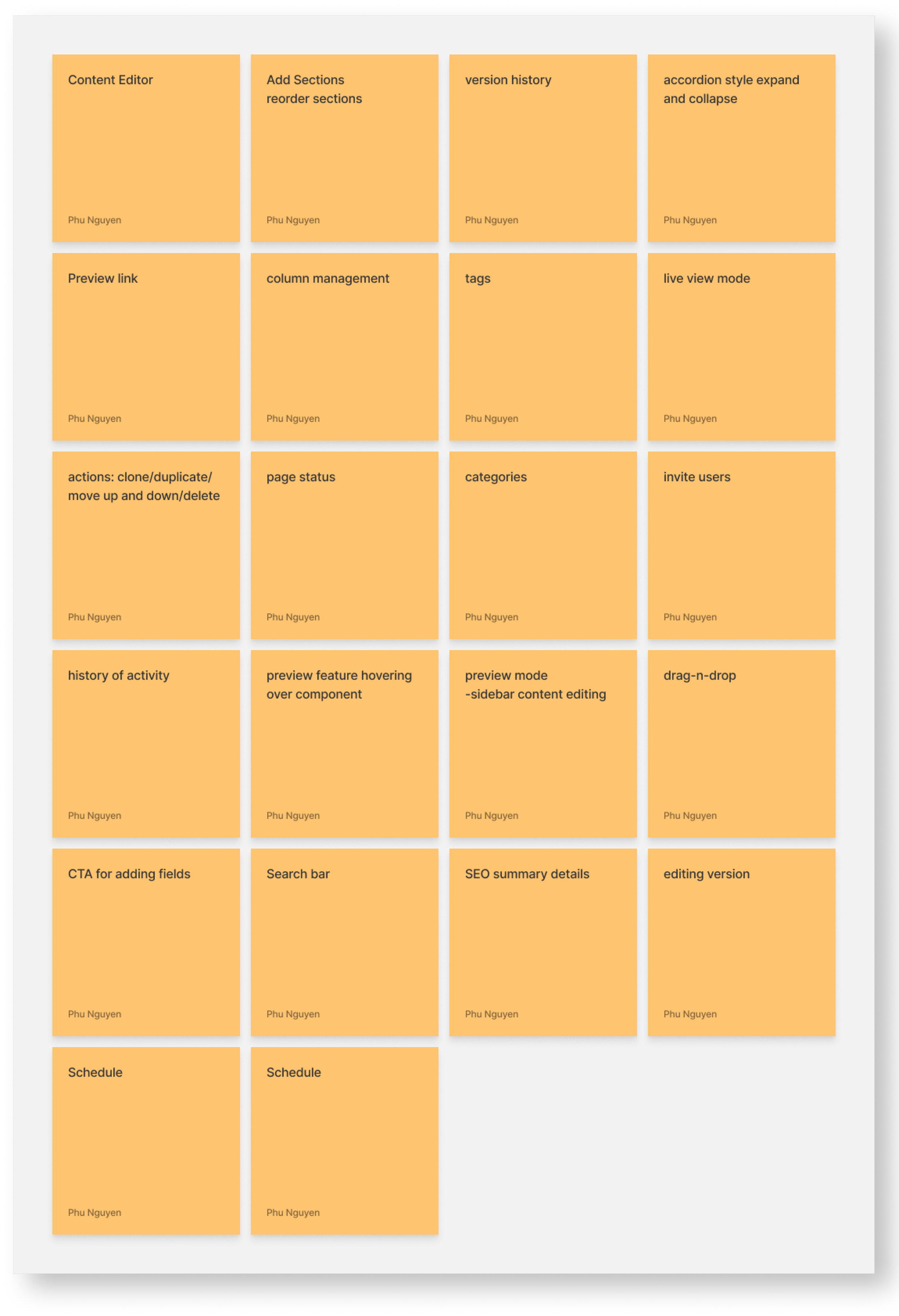 Card sorting