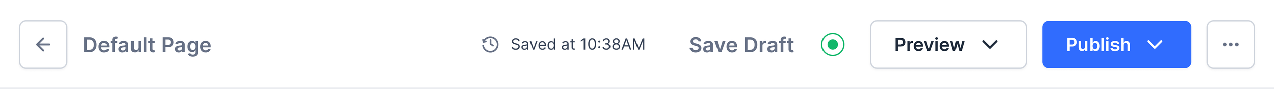 Top navigation bar