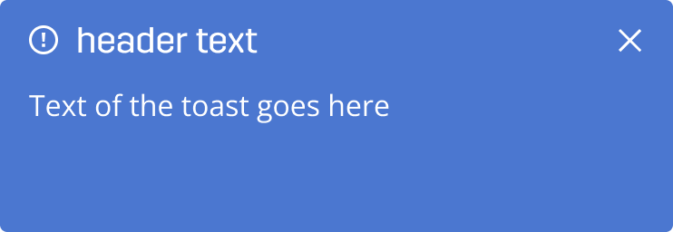 A&E tool toast notification
