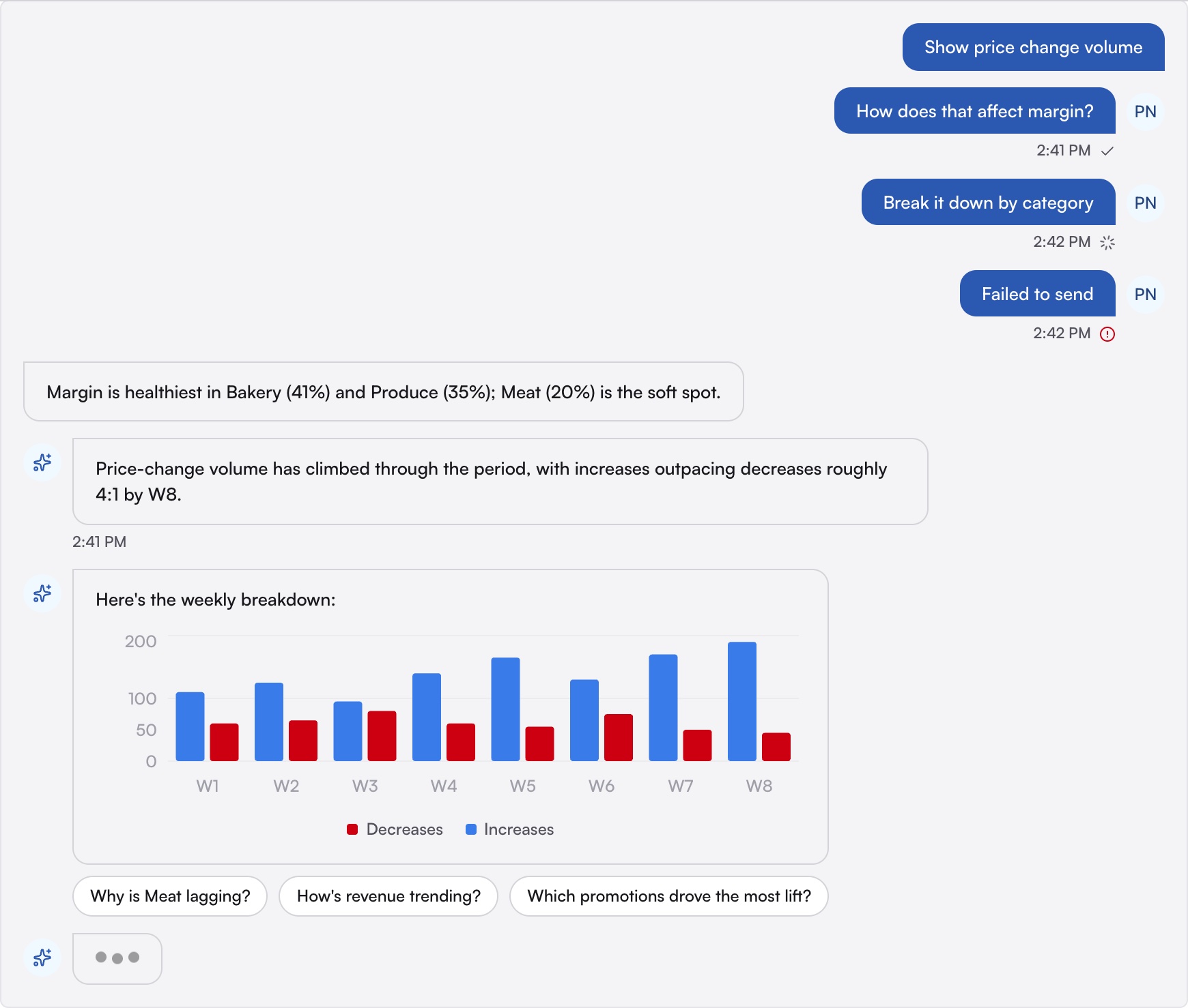 ChatBubble conversation